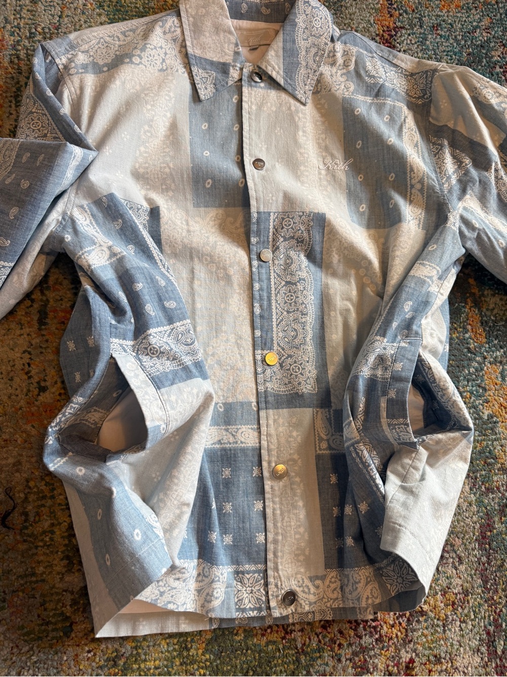 Kith Washed Paisley Coaches Jacket - Picture 6 of 8
